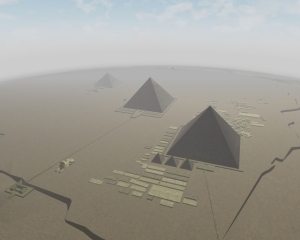 Pyramids of Egypt Giza Plateau Screensaver
