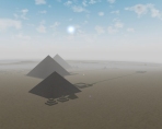 Virtual Pyramids of Egypt Giza GReat Pyramid Cheops Khufu Khafre Screen saver