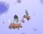 When Pigs Fly! 3D Screen saver