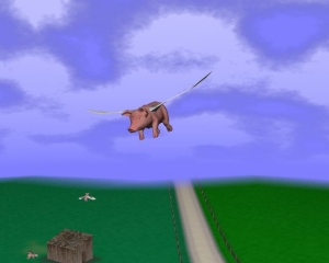 3D Flying Pigs Screensaver