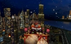 3D Christmas Santa and the City Screen Saver Reindeer Elf Xmas Holidays
